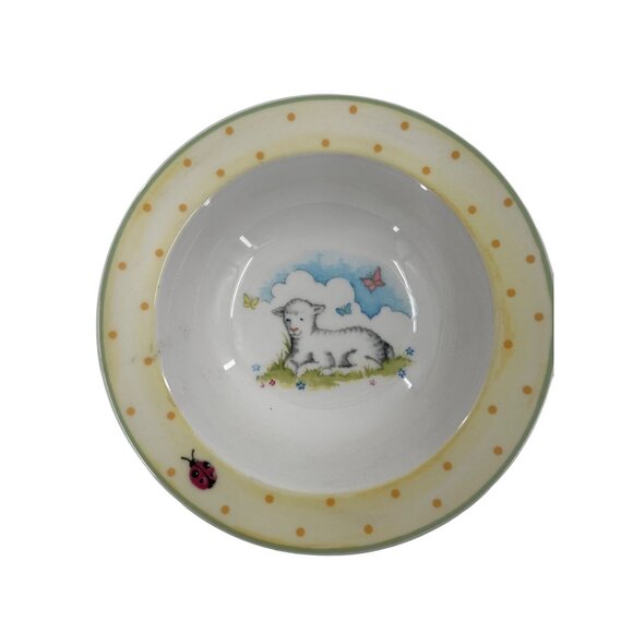 Reed & Barton Williamsburg Childs Porcelain‎ Dinnerware Set Farmyard Friends - Picture 6 of 10